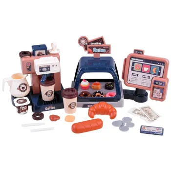 Kasa zabawkowa z obrotowym panelem i pinpadem w komplecie