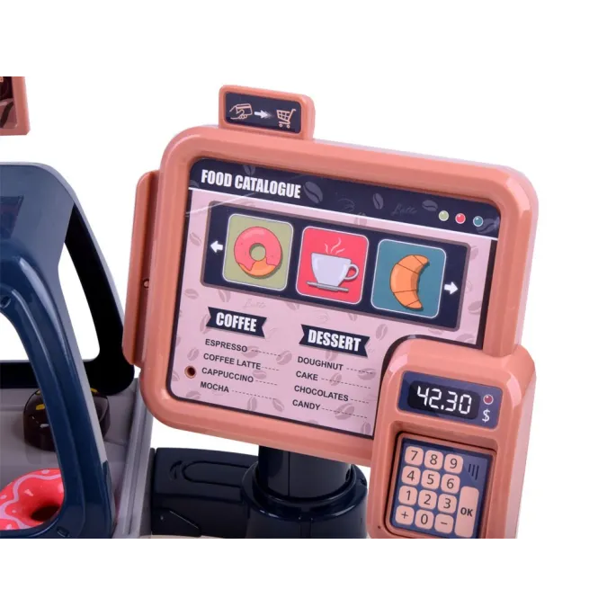 Widok aranżacji kawiarni z elementami do swobodnego łączenia