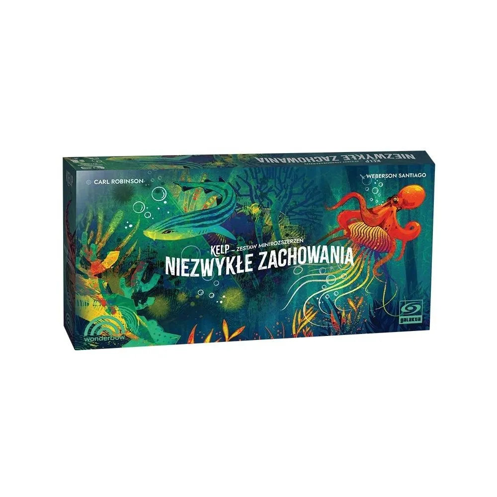 opakowanie gry Kelp: Macki kontra Szczęki - Niezwykłe zachowania widok z przodu