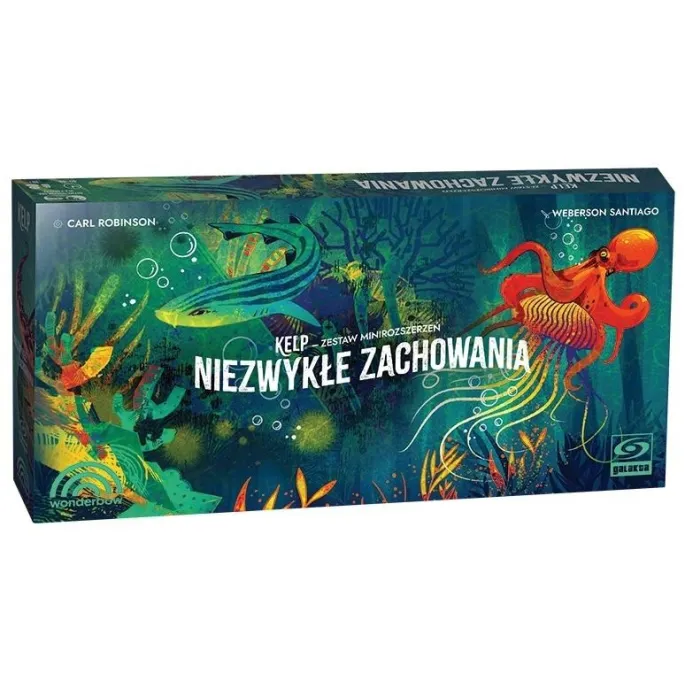 opakowanie gry Kelp: Macki kontra Szczęki - Niezwykłe zachowania widok z przodu