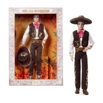 Figurka Ken Muertos o wyrazistych detalach i kolorowych motywach