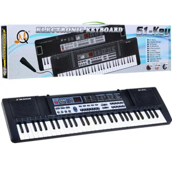 Keyboard muzyczny z mikrofonem i wyświetlaczem dla dzieci 5+ model 829