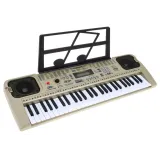 Dwa wbudowane głośniki z przodu keyboardu dziecięcego