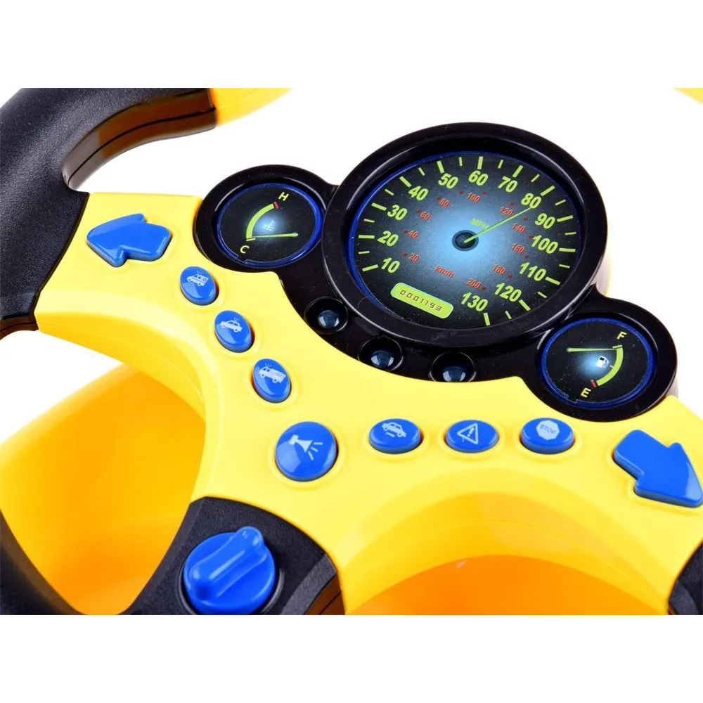 przycisk klaksonu na interaktywnej kierownicy