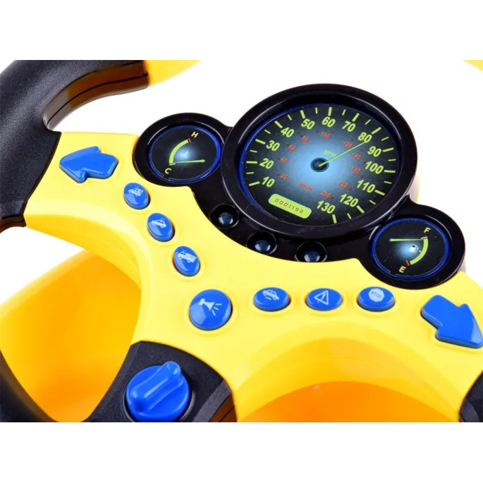 przycisk klaksonu na interaktywnej kierownicy