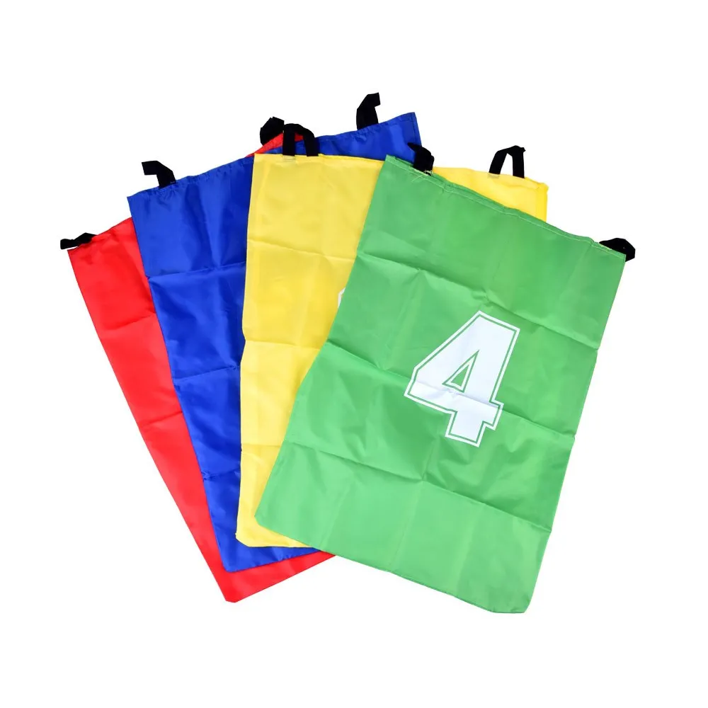 zbliżenie na worki do skakania z zestawu kinderparty