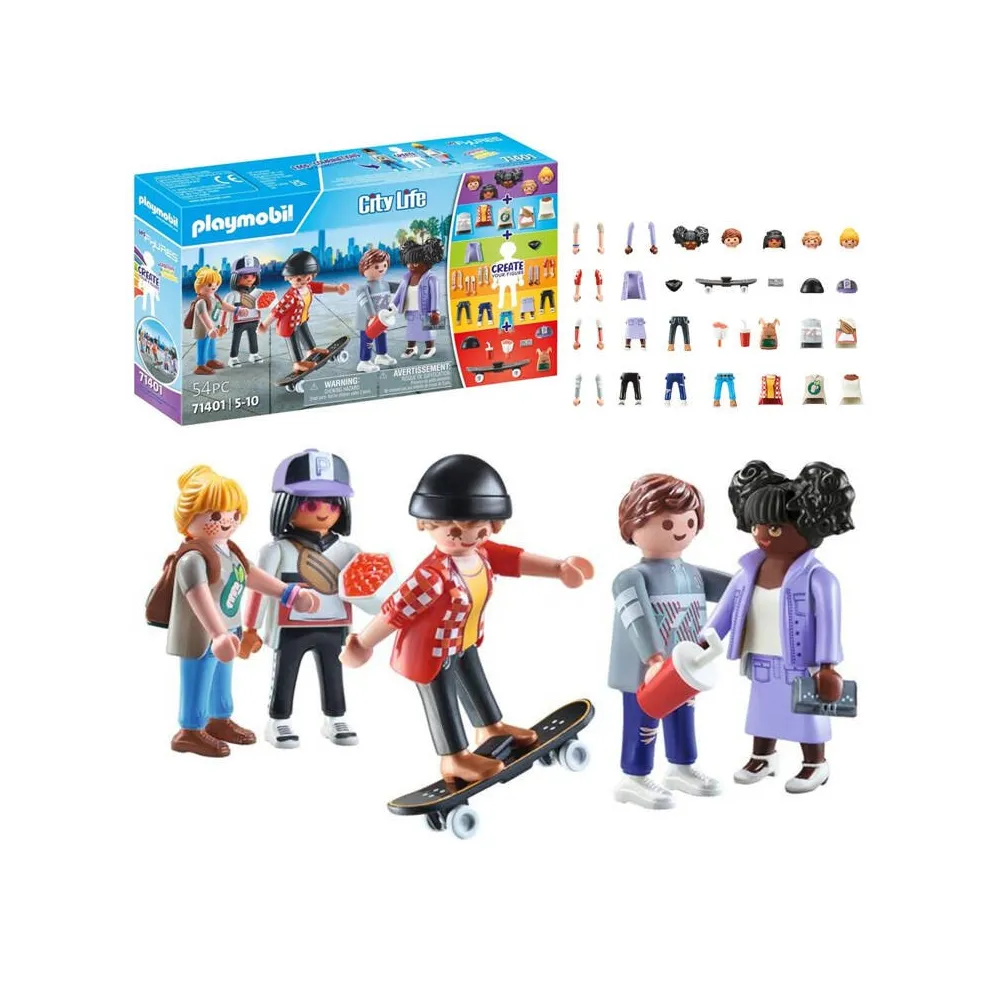 54-elementowy zestaw Playmobil 71401 z figurkami do samodzielnego składania