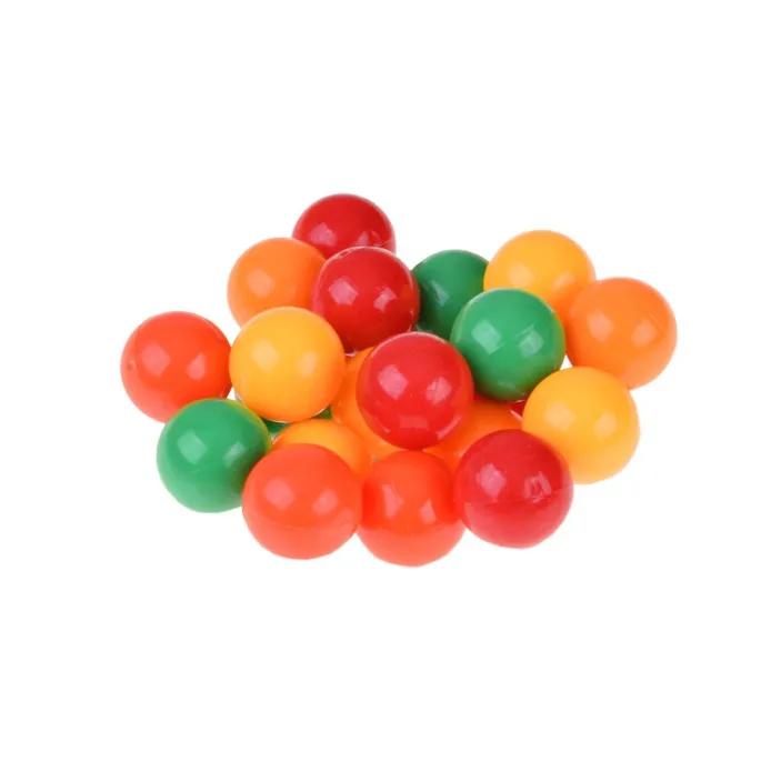 Detal wyrzutni służącej do wprawiania kulek w ruch na torze