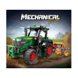 Opakowanie zestawu klocków z ilustracją złożonego traktora