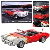 Klocki do złożenia klasycznego czerwonego hot roda roadstera