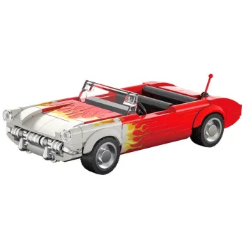 Klocki konstrukcyjne samochód klasyk hot rod Roadster 249ele ZA5817