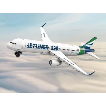 Elementy zestawu: klocki, separator i arkusz naklejek