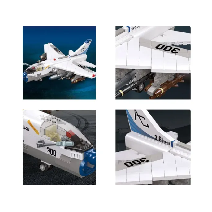 Opakowanie zestawu klocków samolot szturmowy 683 elementy