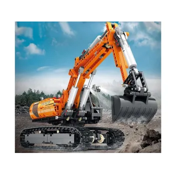 Detale łyżki koparki z precyzyjnymi elementami konstrukcyjnymi