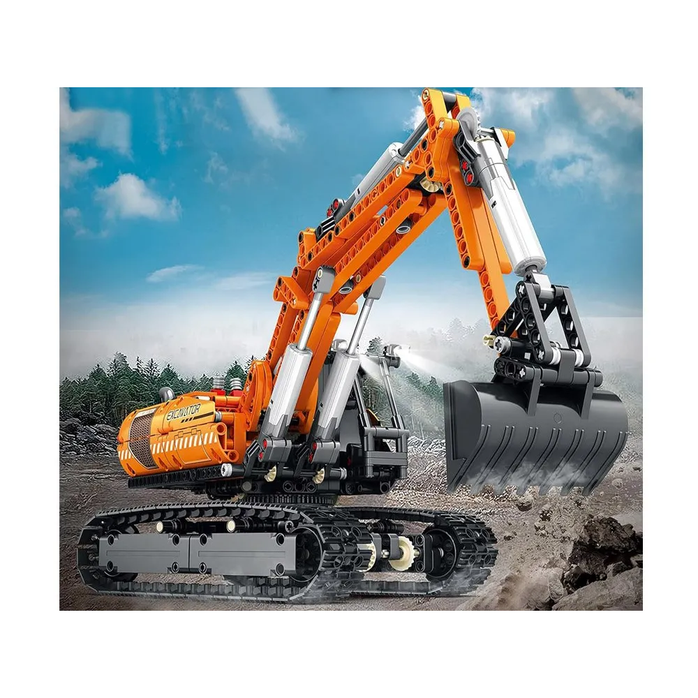 Detale łyżki koparki z precyzyjnymi elementami konstrukcyjnymi