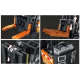 ruchomy układ kierowniczy modelu wózka widłowego w trakcie zabawy