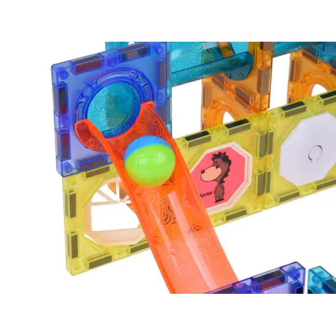 Podświetlana kopuła i kolorowe elementy klocków z serii 3D