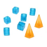 zbliżenie na podświetlony element klocka magnetycznego