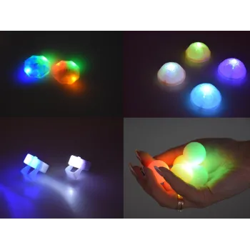 podświetlane elementy toru kulkowego podczas zabawy