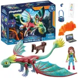 figurka smoka Piórka z ruchomymi skrzydłami i detalami