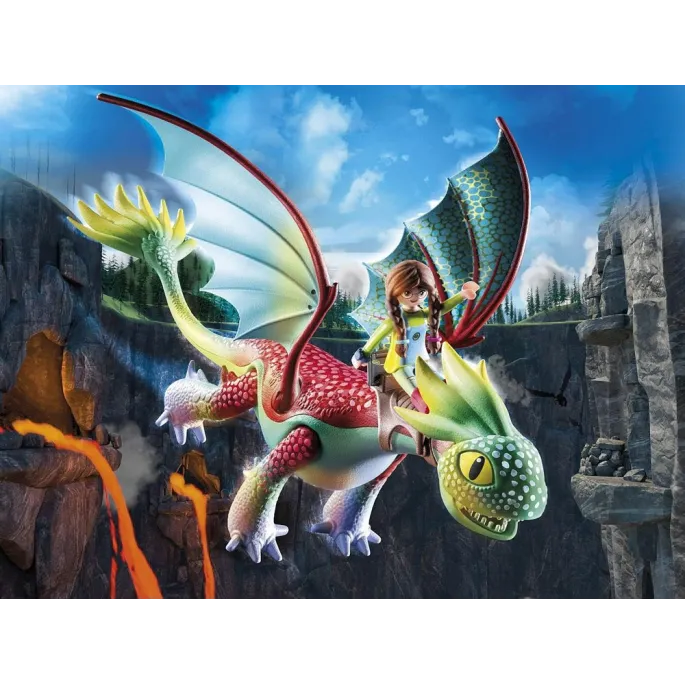 zbliżenie na twarz smoka z miękkimi piórami