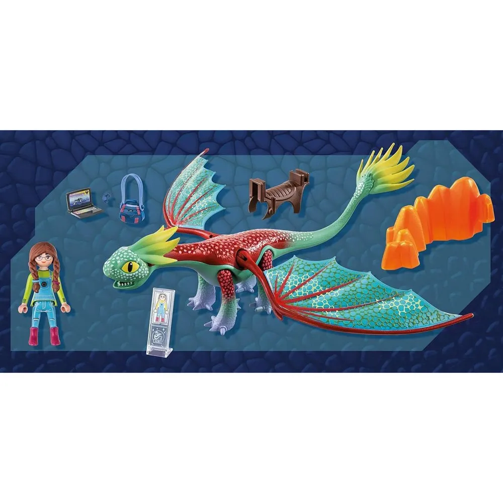 figurka Alex z dodatkami do zabawy w świecie smoków