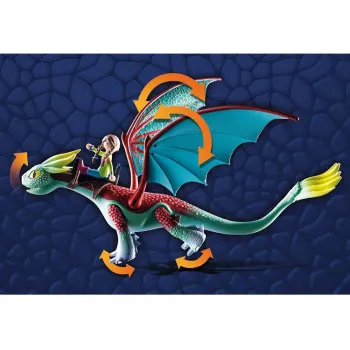 kolorowe opakowanie zestawu playmobil dragons