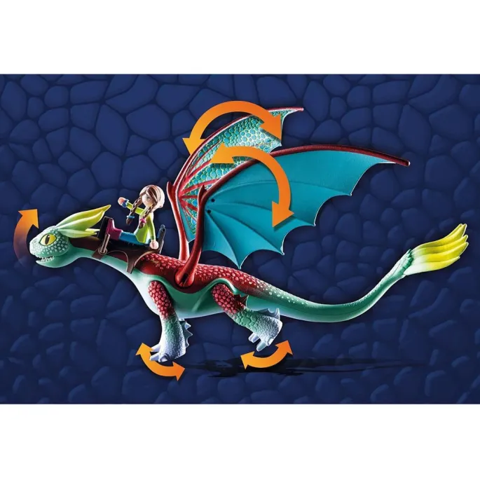 kolorowe opakowanie zestawu playmobil dragons