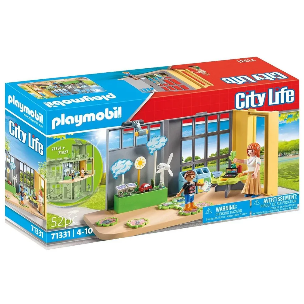 Kolorowe pudełko Playmobil 71331 Szkoła Nauka o środowisku z zestawem