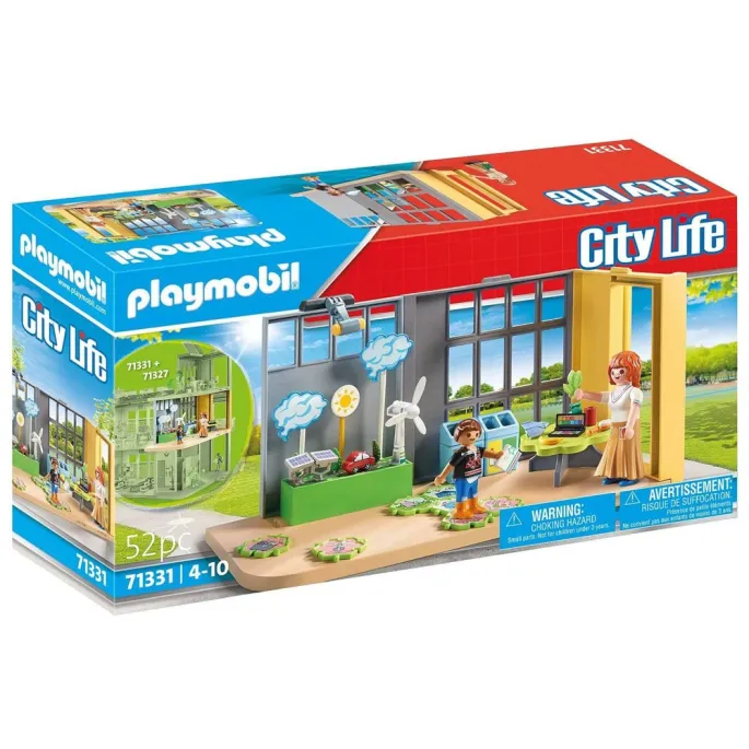 Kolorowe pudełko Playmobil 71331 Szkoła Nauka o środowisku z zestawem