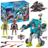 pudełko klocków Playmobil Robot kontra Szybowiec 96 elementów