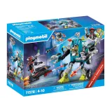 dron i ogniste detale z zestawu Playmobil 71578, widok w zbliżeniu