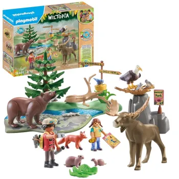klocki playmobil 71403 wraz z figurkami i zwierzętami w zestawie