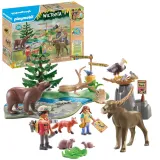 klocki playmobil 71403 wraz z figurkami i zwierzętami w zestawie