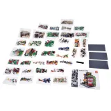 Klockowa restauracja BBQ z klasyczną paryską lampą uliczną