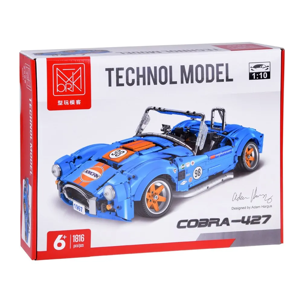 Komplet klocków i akcesoriów do budowy auta Cobra-427