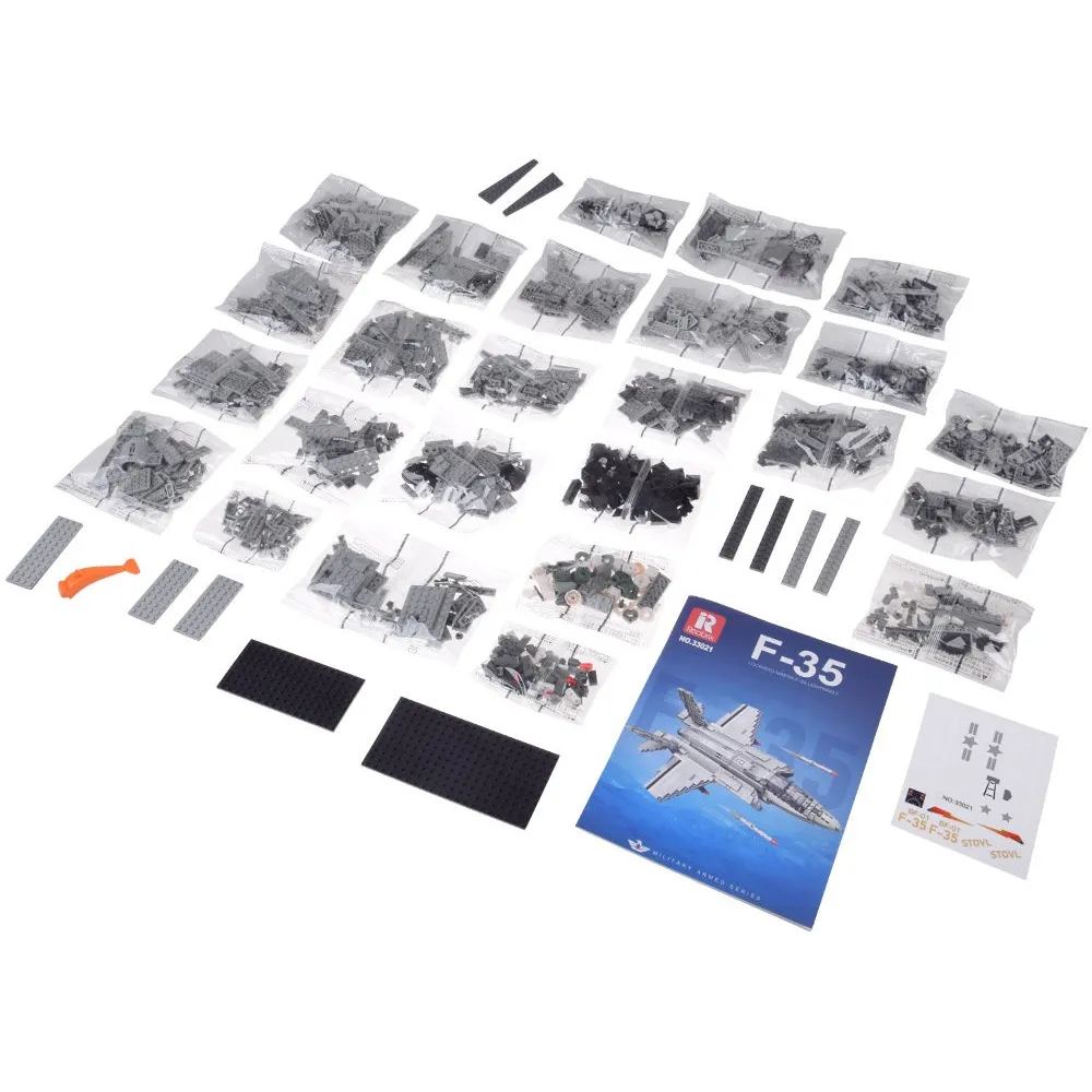 detal obracających się kół podwozia w modelu myśliwca F-35