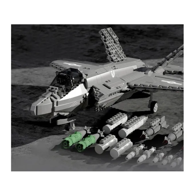 model F-35 Lightning II jako ozdoba kolekcjonerska na półce