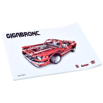 opakowanie prezentowe zawierające zestaw klocków technicznych