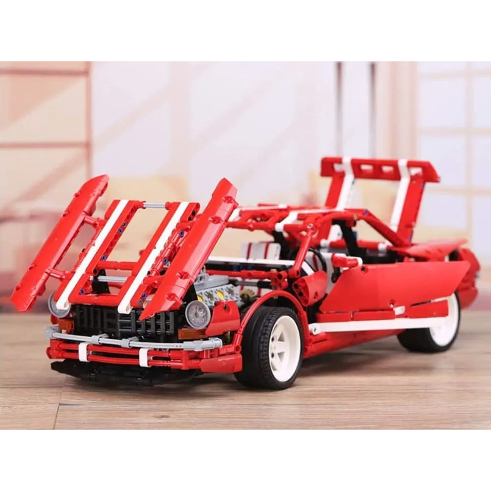 ilustracja instrukcji montażu dołączonej do zestawu klocków