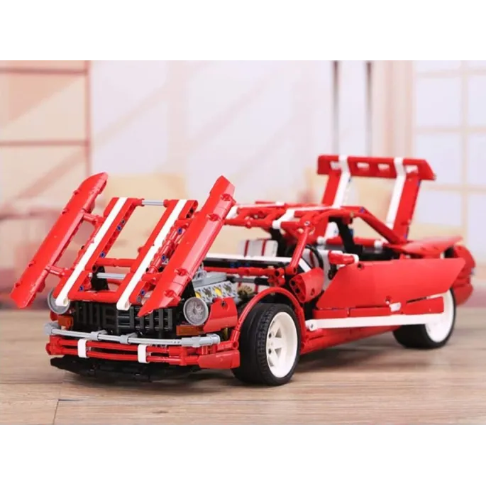 ilustracja instrukcji montażu dołączonej do zestawu klocków