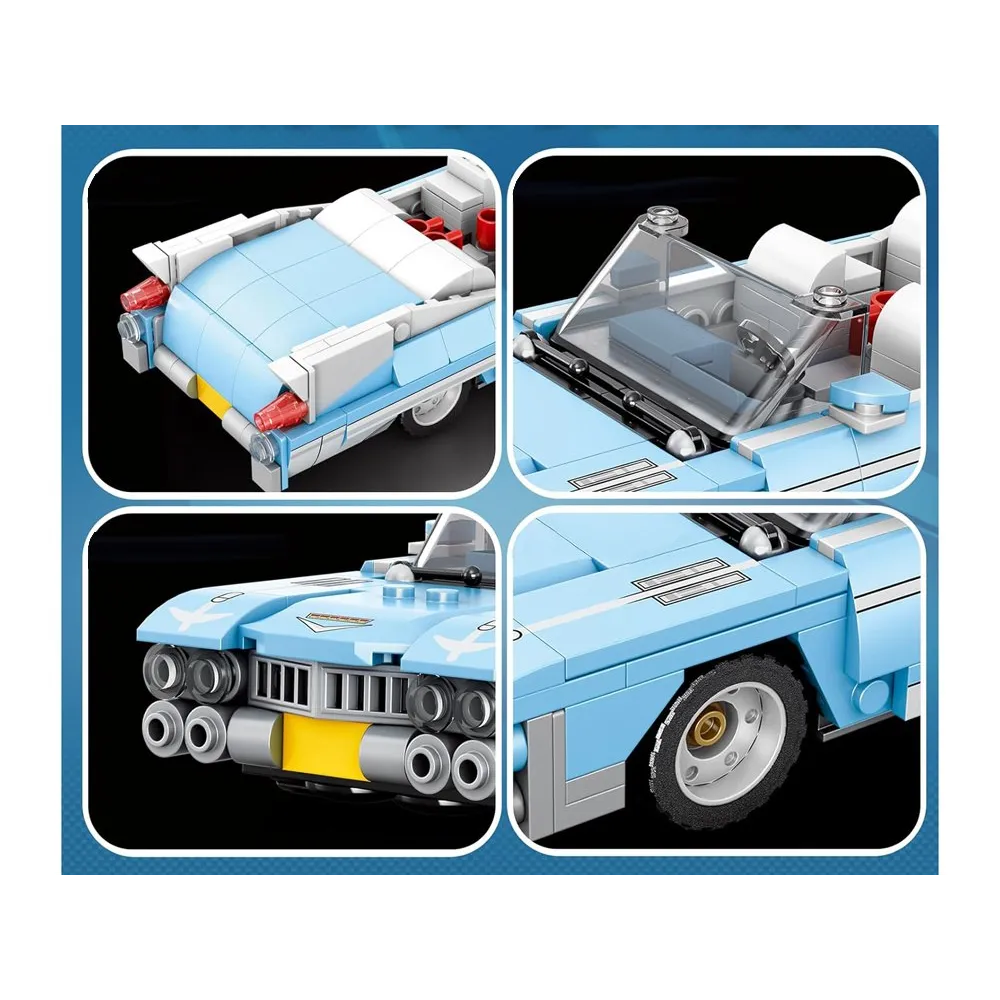 Klockowy model z chromowanymi elementami i stylowym wnętrzem