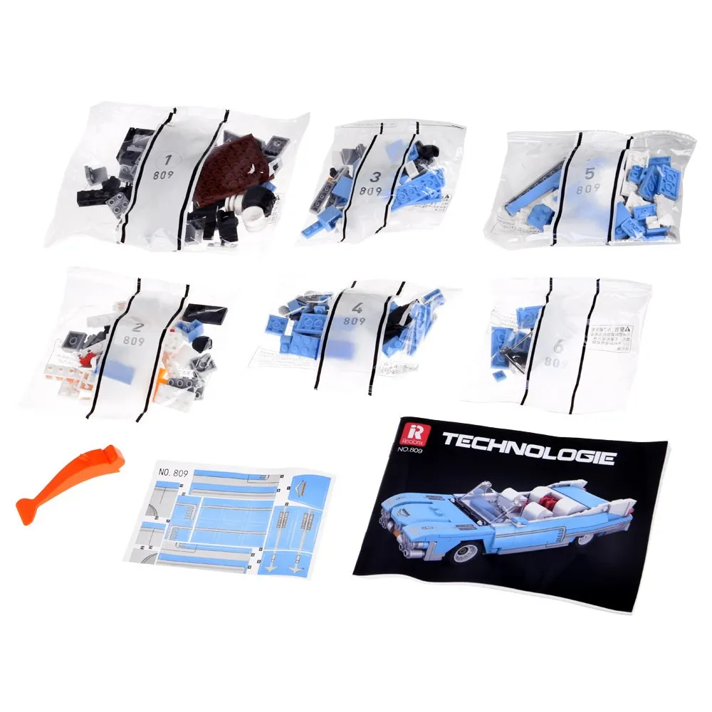 Gotowy kabriolet jako ozdoba kolekcjonerska na półce