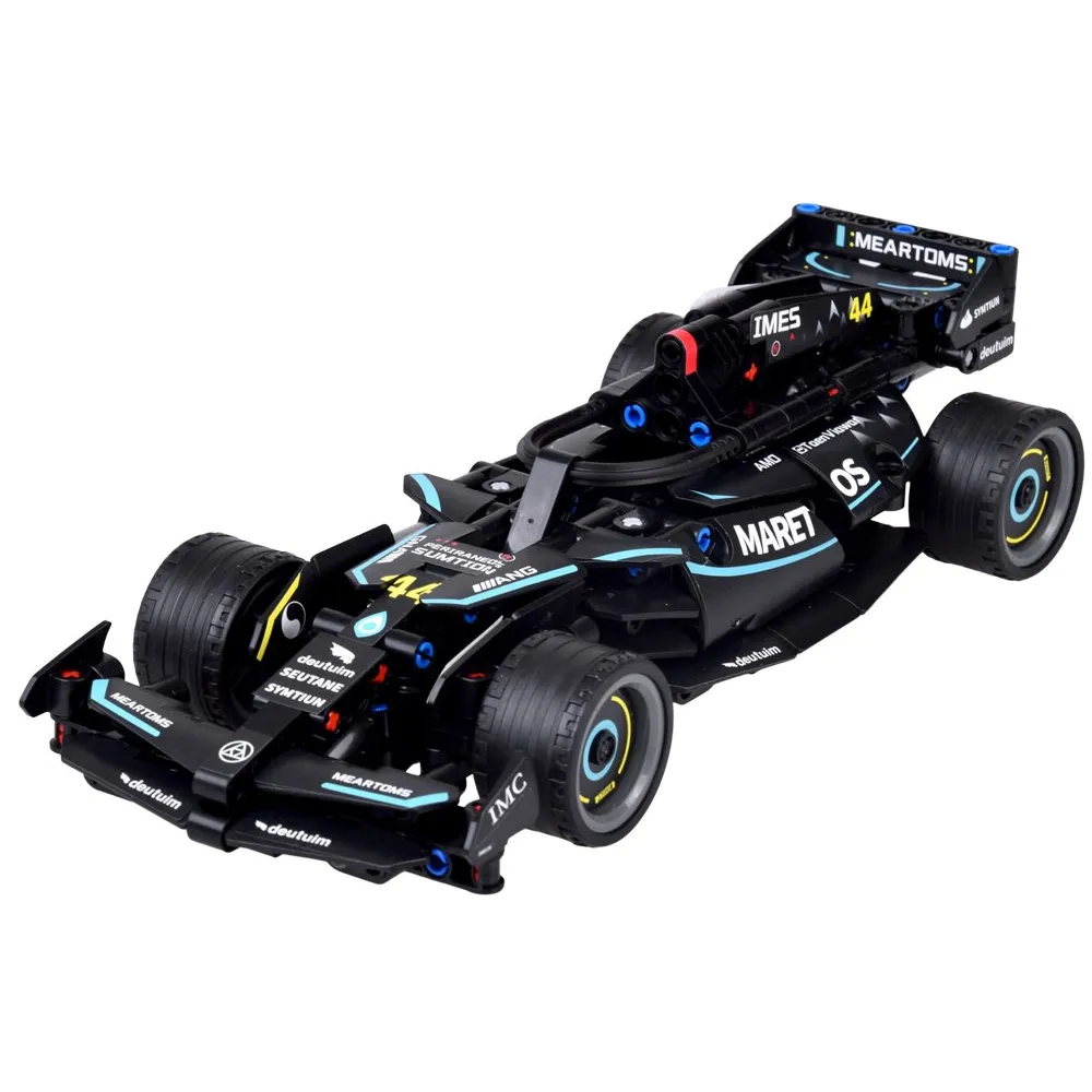 Klocki techniczne – detale konstrukcyjne bolidu F1 z bliska