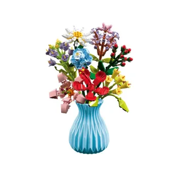 Klocki techniczne Bukiet 8 kwiatów polnych w wazonie 699-ele ZA5891