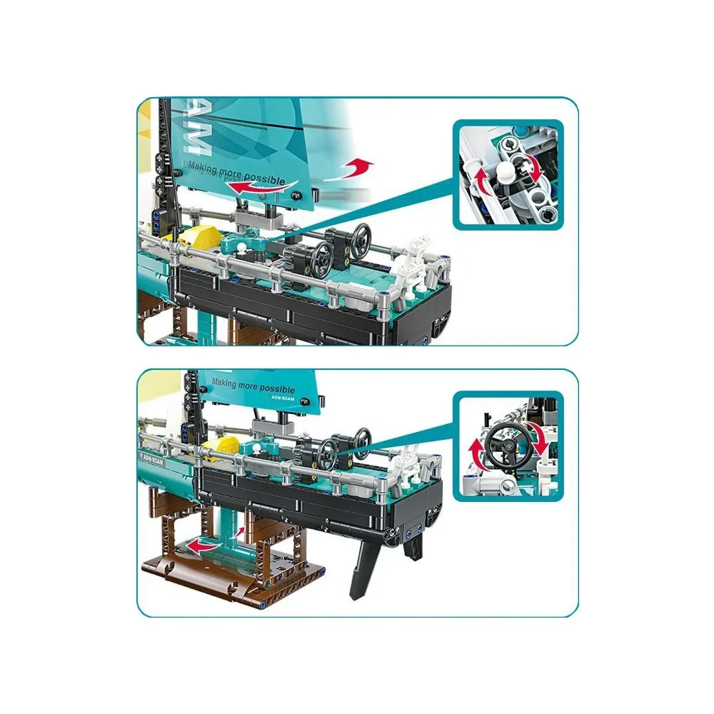 Zbliżenie na detal kadłuba jachtu z realistycznymi wykończeniami