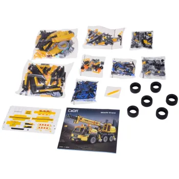 Klocki techniczne konstrukcyjne DŹWIG 658 elementów ZA5690