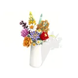 komplet elementów do stworzenia dziesięciu różnych roślin z klocków