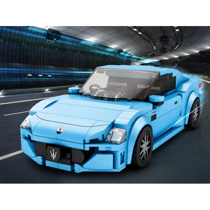 Model Maserati Gran Turismo z widocznymi realistycznymi detalami