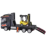 Detale pojazdów – granatowo-szaro-żółte elementy zestawu klocków